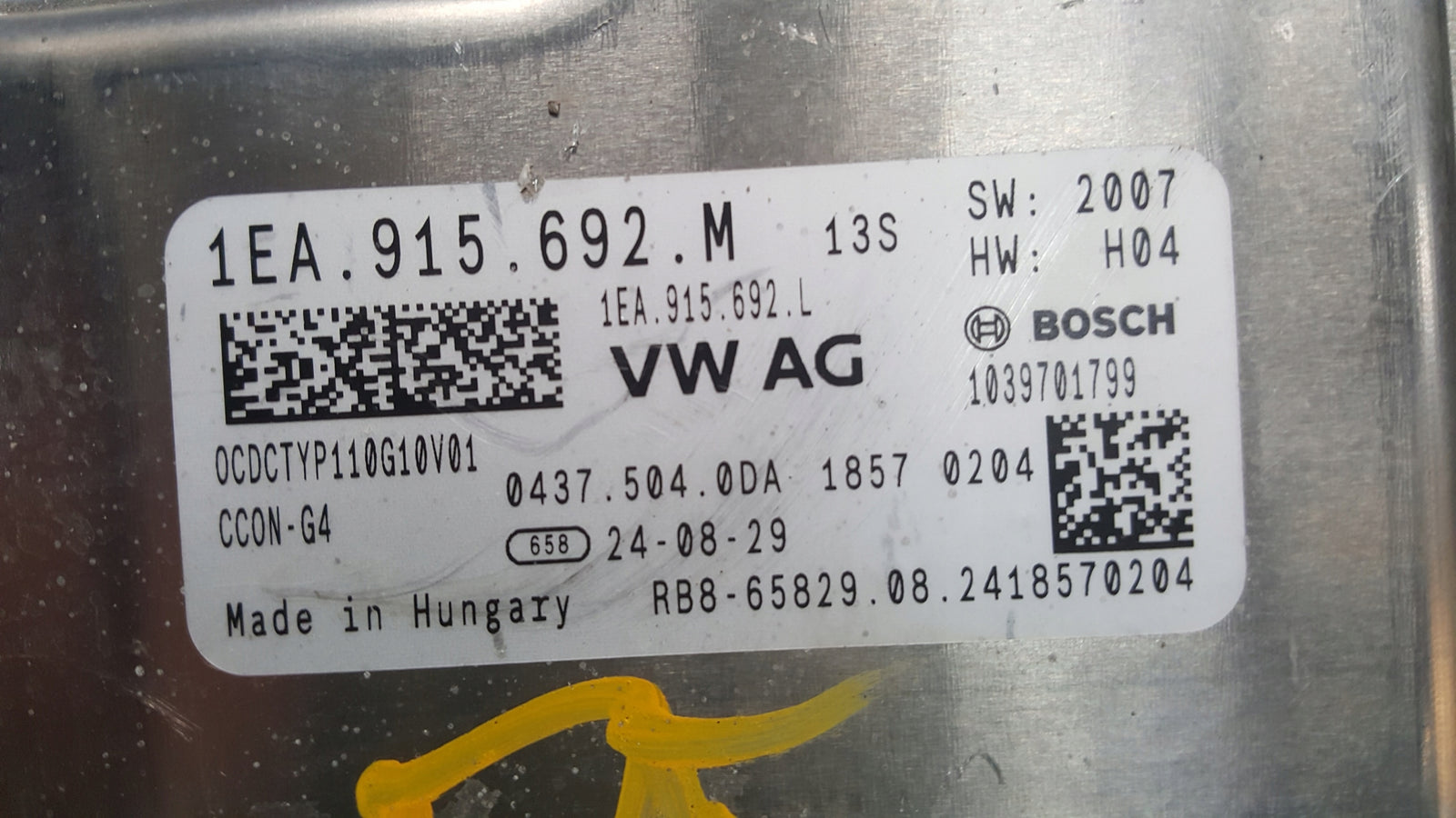 VW ID3 ID4 1EA MODUŁ ŁADOWARKA WYSOKIEGO NAPIĘCIA 1EA915692M