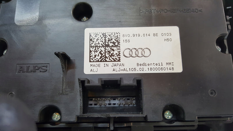 Kontroler panel sterowania MMI AUDI A3 RS3 8V0919614BE demontaż