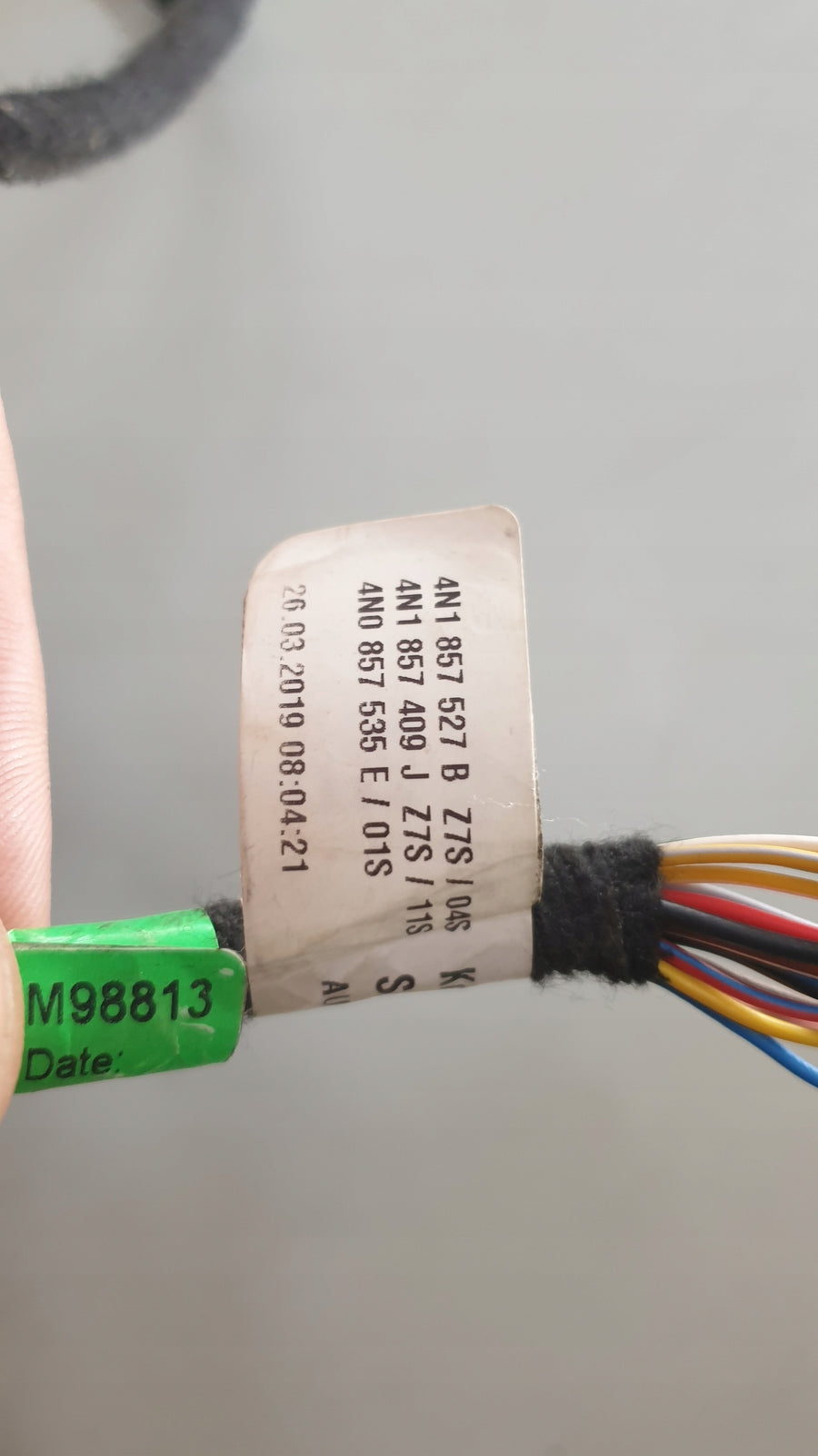 Le Lusterko zewnętrzne AUDI A6 4K1857409J kamera