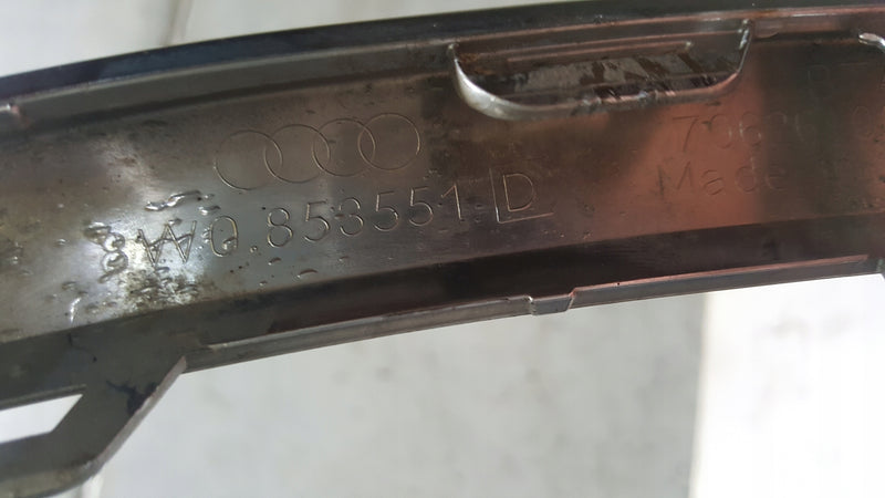 AUDI A4 B9 8W0 LISTWA ZDERZAKA TYŁ TYLNA 8W0853551D