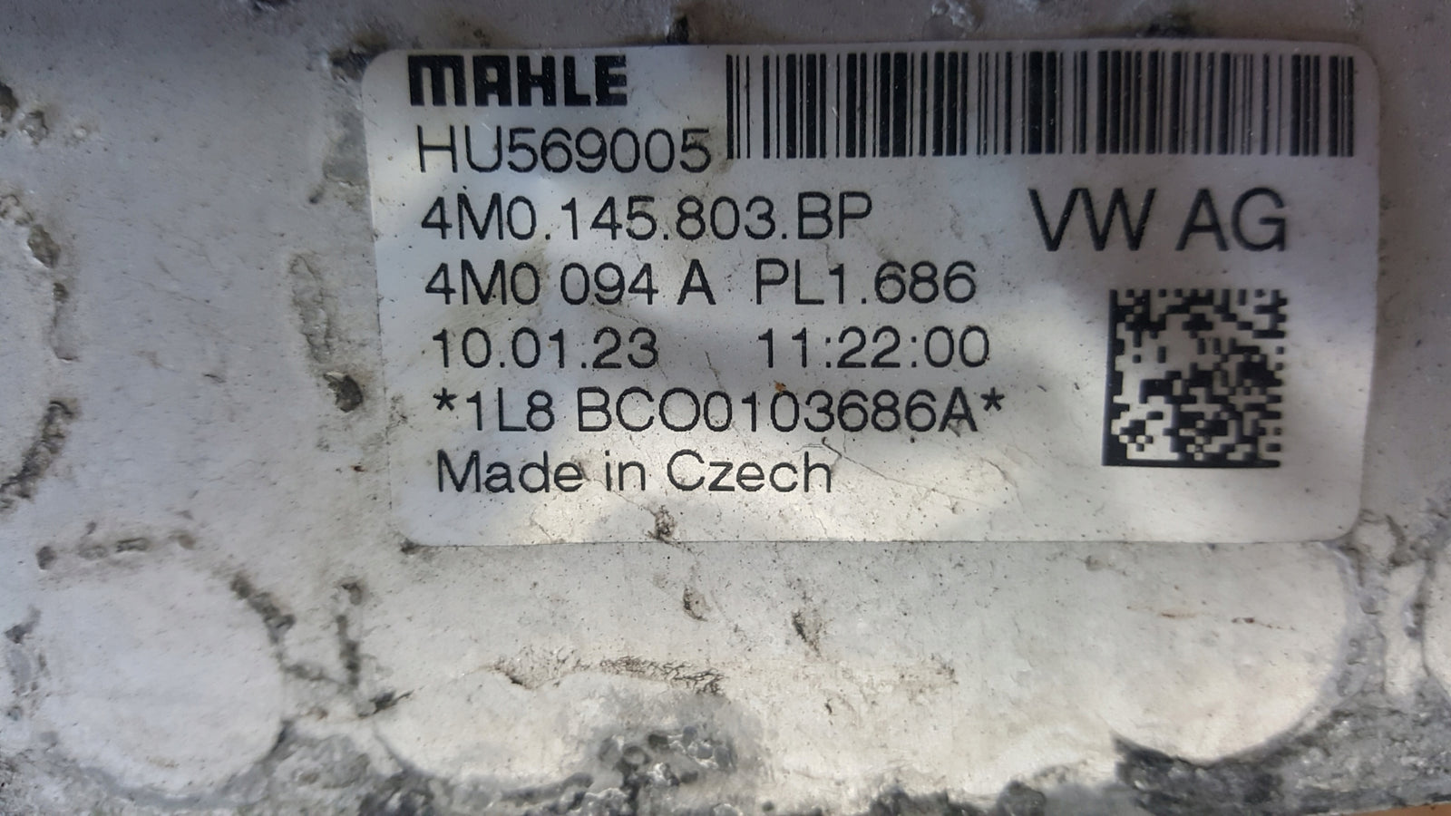 PORSCHE CAYENNE , VW TOUAREG III CHŁODNICA INTERCOOLER 4M0145803BP