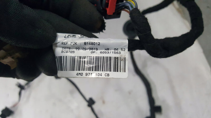 Wiązka czujników PDC zderzaka tylnego AUDI Q7 4M0971104CB demontaż