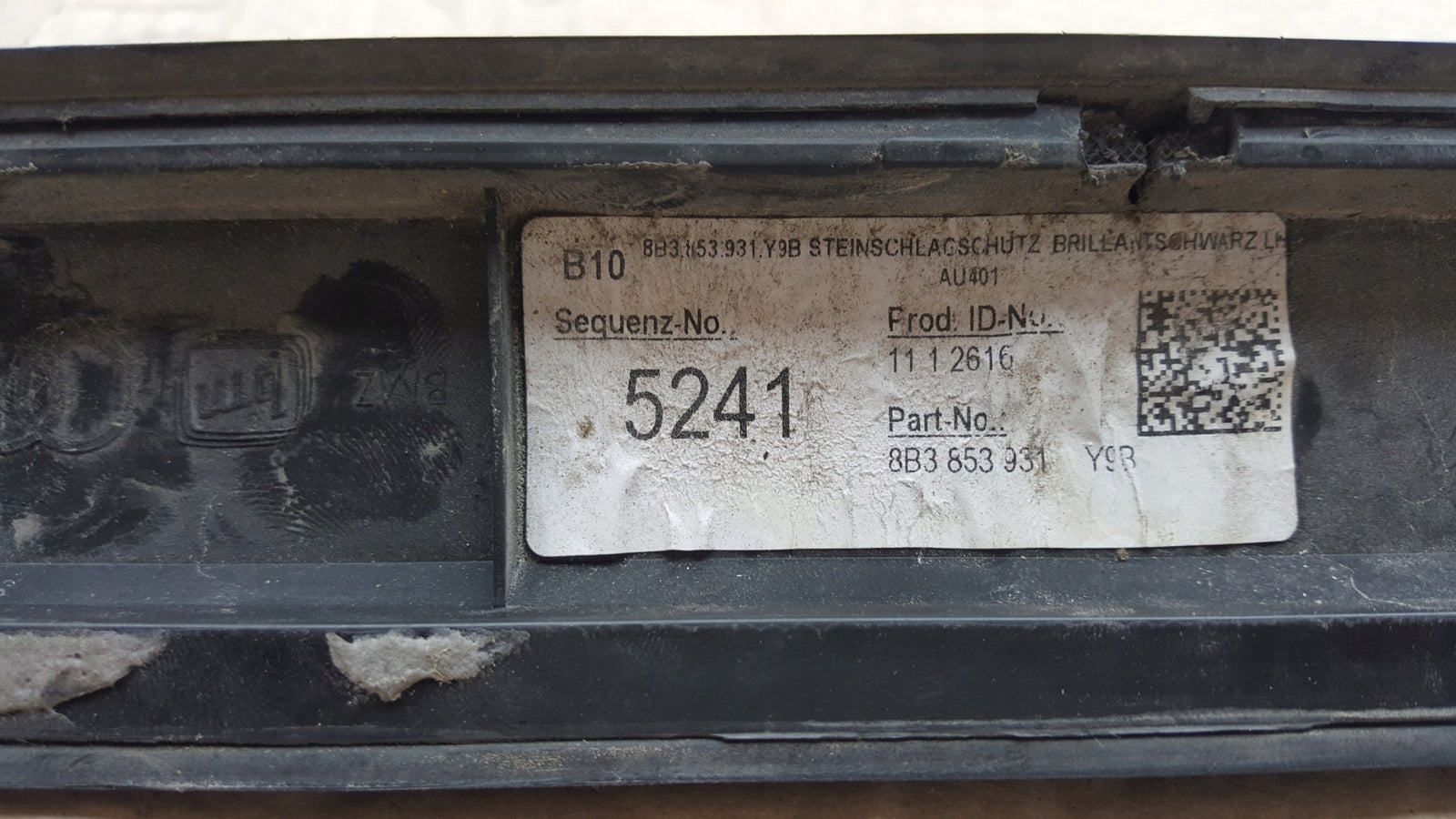 AUDI A5 B10 KOMBI S-LINE LISTWA PROGOWA LEWA 8B3853931