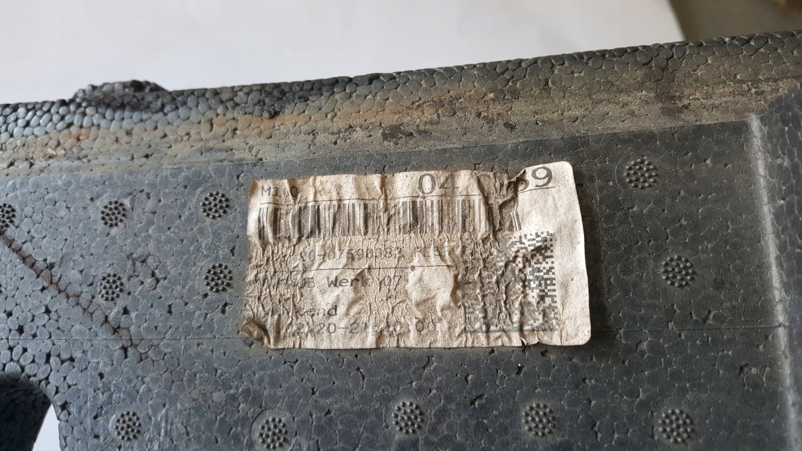 Absorber pianka zderzaka przedniego SEAT TARRACO 5FJ807248 demontaż