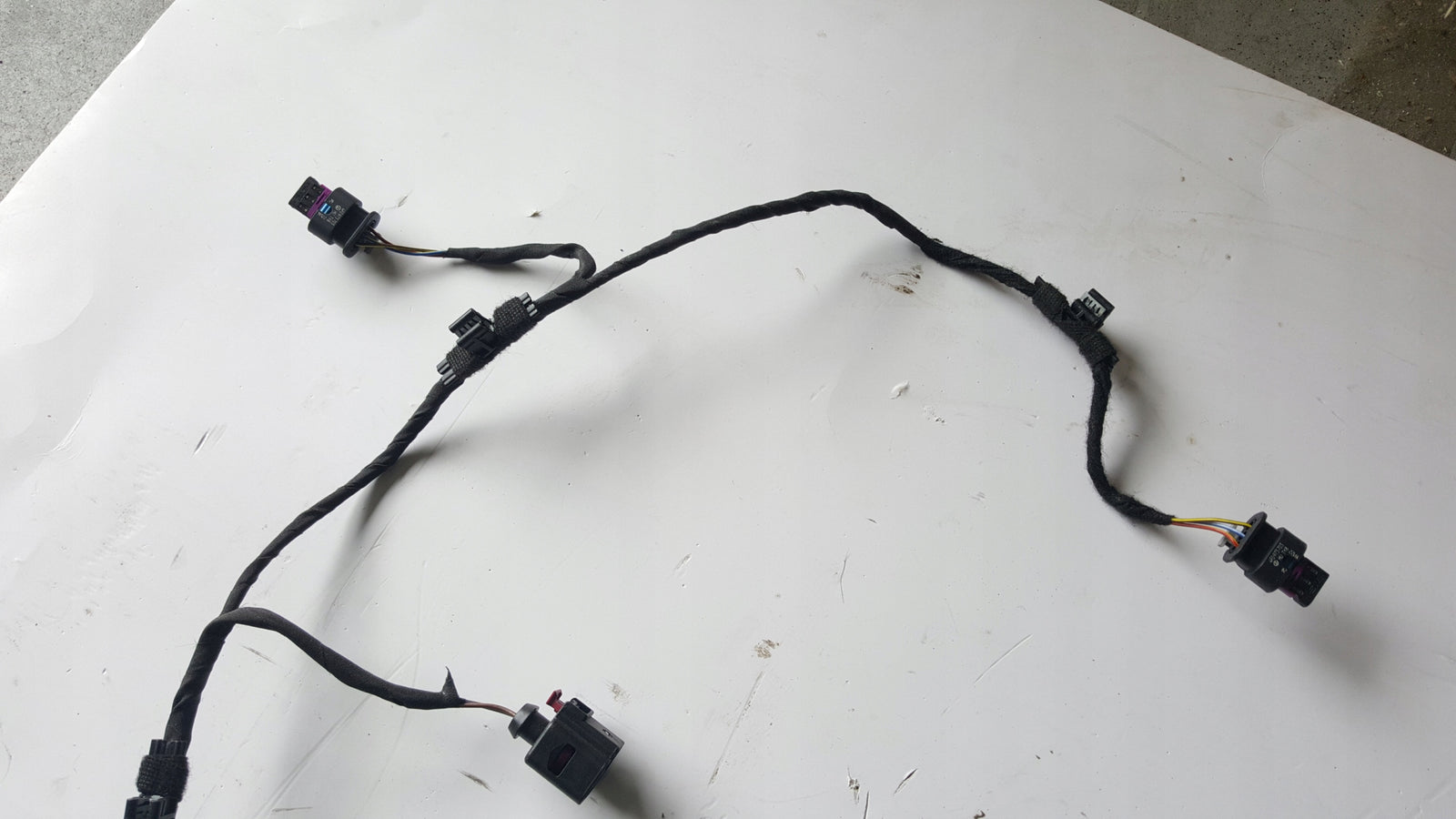 Wiązka instalacja PDC zderzaka tylnego VW GOLF VIII 5H0971104P demontaż