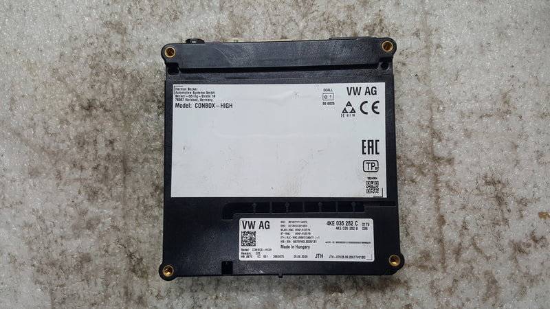 Sterownik moduł SOS-- AUDI A4 (B9) A5 RS4 RS5 4KE035282C demontaż