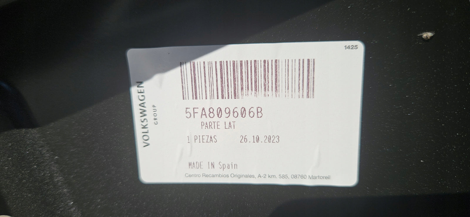 NOWY próg prawy Seat Leon 4 5FA809606B słupek A i B