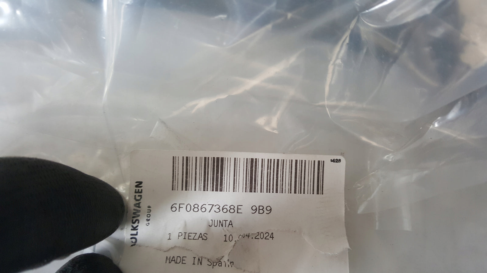 NOWA ORYGINALNA uszczelka drzwi prawy tył SEAT IBIZA 6F0867368E