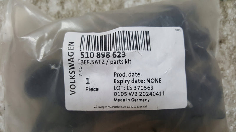 VW SPORTSVAN ZESTAW MONTAŻOWY ŚRUBY ZDERZAKA PRZÓD 510898623
