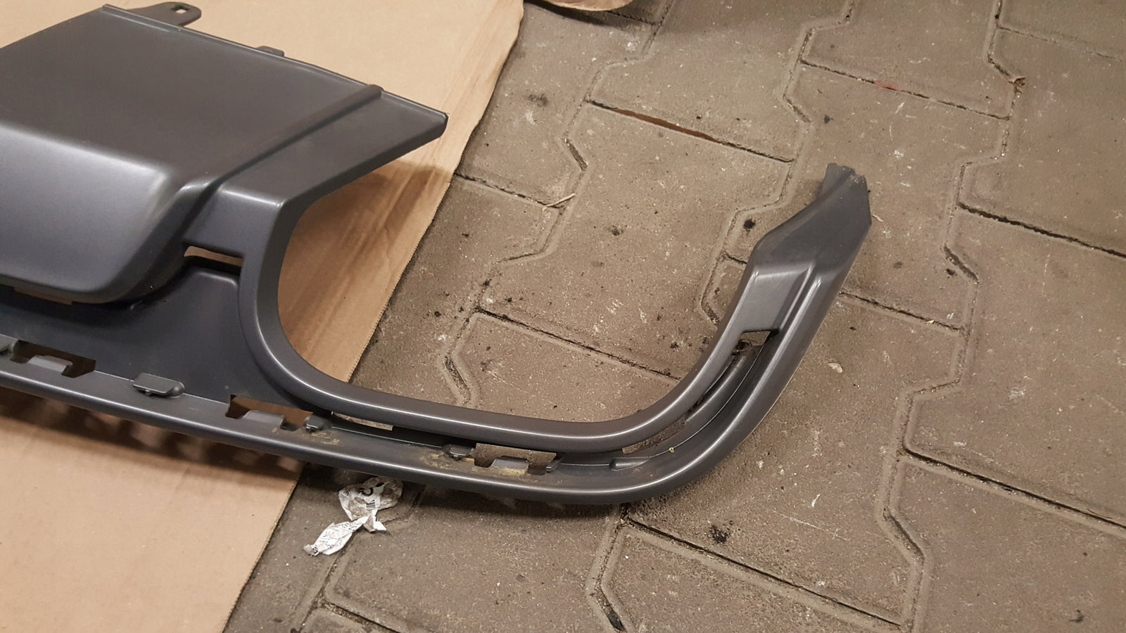 SPOILER DOKŁADKA ZDERZAKA TYŁ AUDI S6 A6 C7 4G LIFT 2014- 4G0807521M