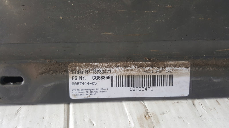 Listwa nakładka progowa prawa strona BMW G11 G12 7853912 demontaż