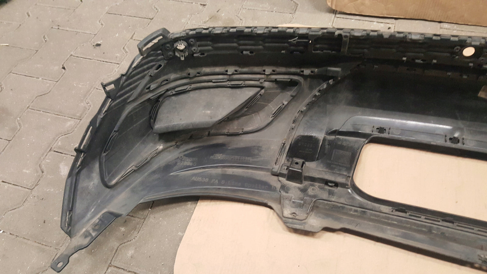AUDI Q7 II | Dyfuzor spoiler zderzaka tył tylny S-LINE LIFT 4M0807941L