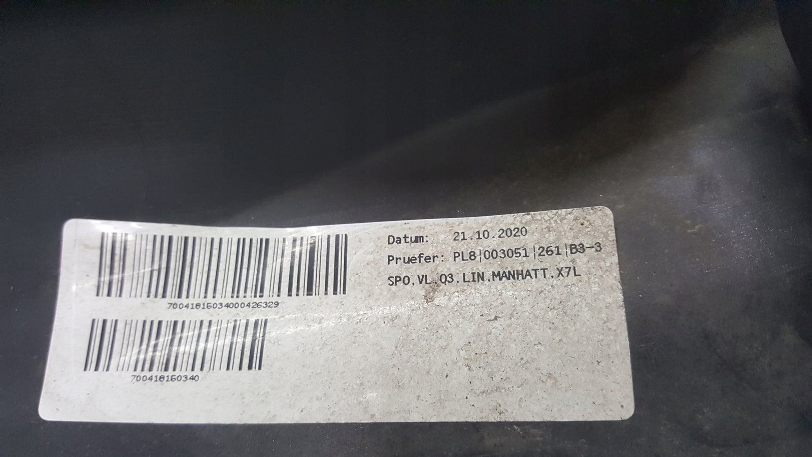 Spoiler dokładka zderzaka lewy przód AUDI Q3 83A807547 demontaż
