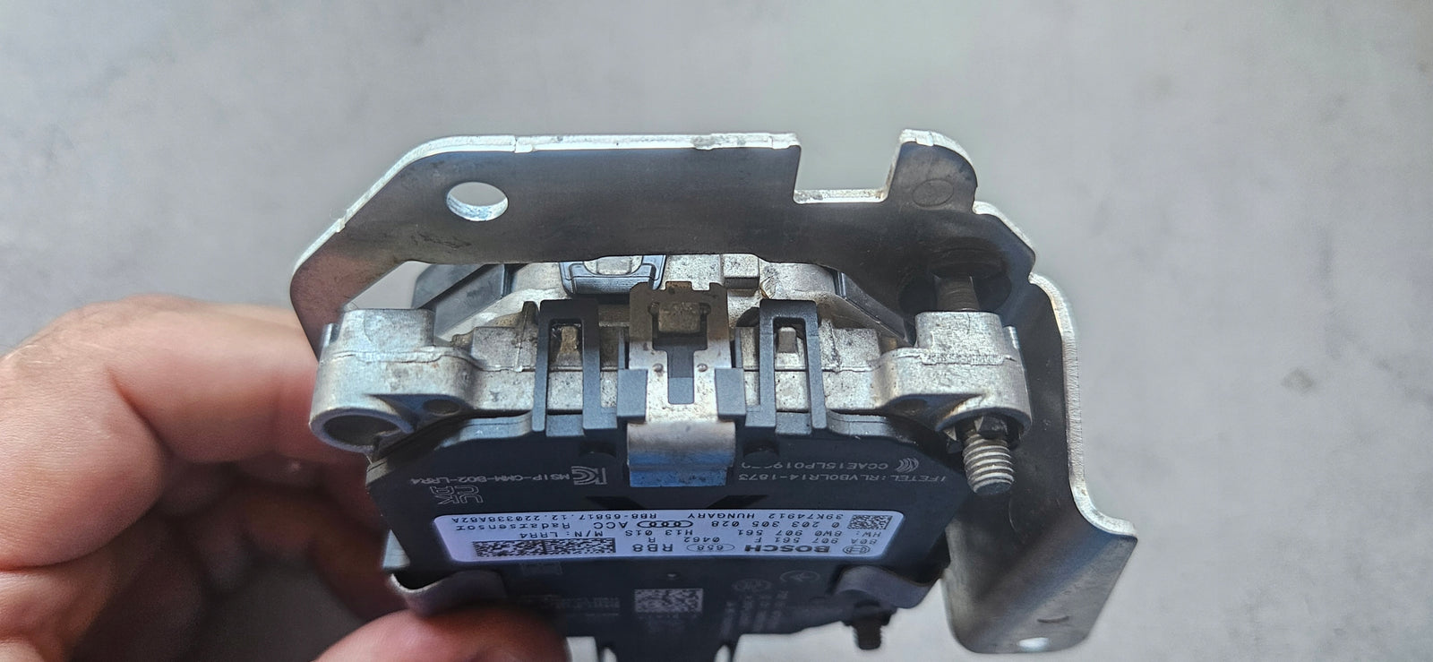 Radar ACC distronic AUDI Q5 80A907561F 80A907574 demontaż