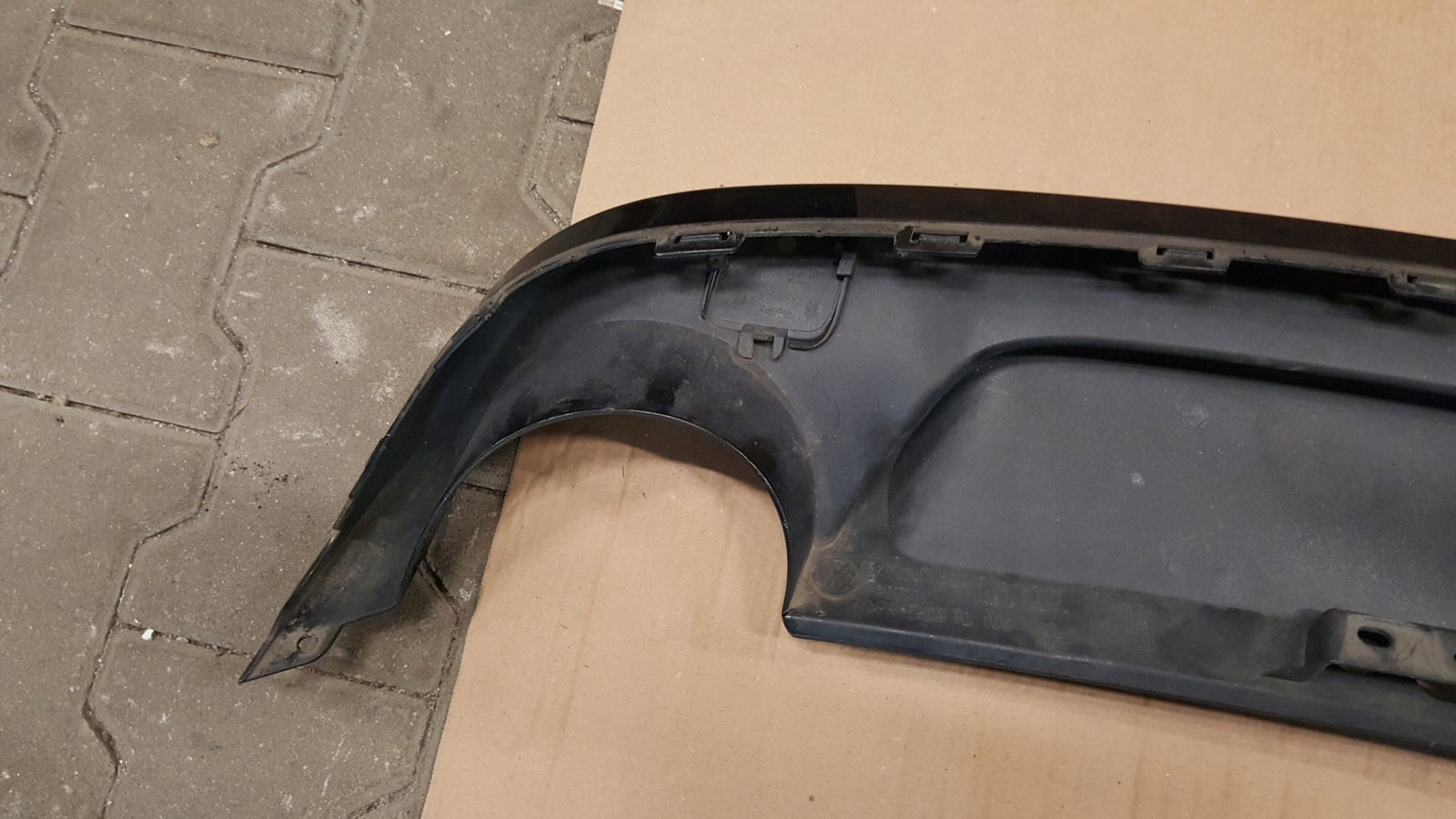 VW Golf VI Cabrio R36 R Line spoiler tylnego zderzaka, dyfuzor 5K7807521AF