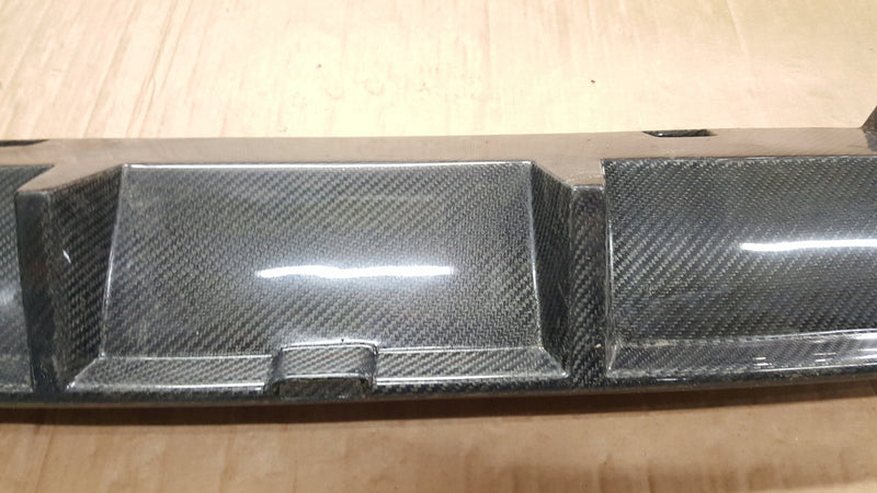 Tylna dokładka zderzaka (dyfuzor) CARBON VW Golf 7 VII MK7 R / R-Line 14-16