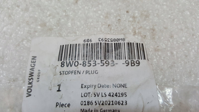 NOWA ORYGINALNA zaślepka kamery AUDI RS4 RS5 8W0853593