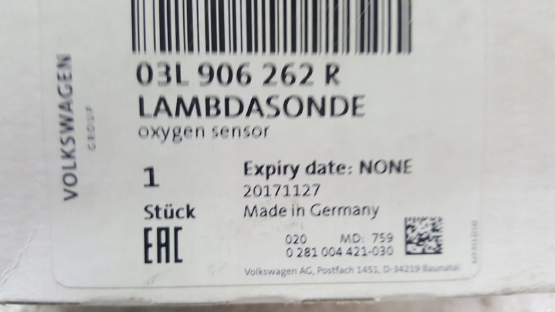 Sonda lambda VW AUDI SEAT SKODA 03L906262R ORYGINA