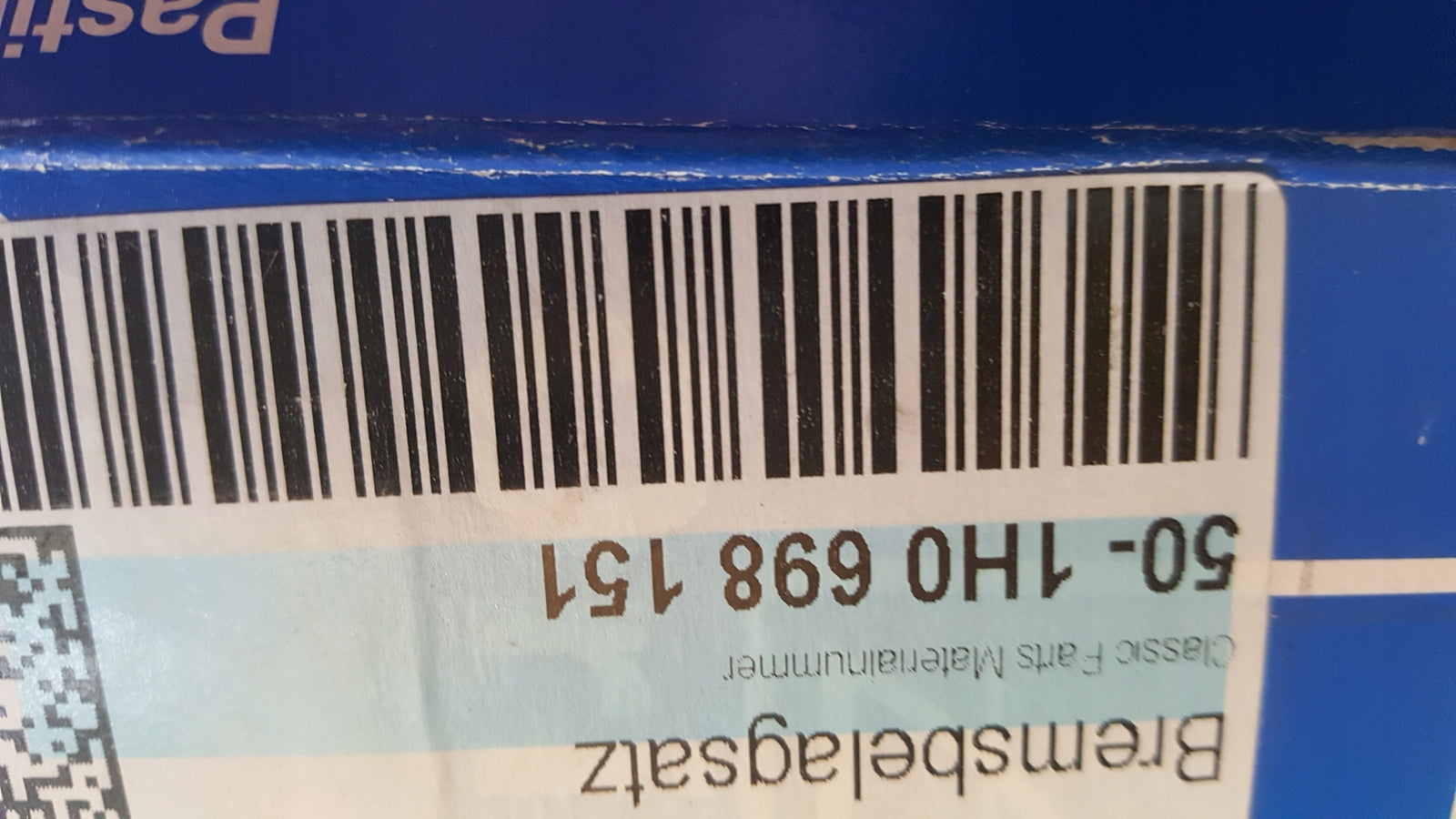 Klocki hamulcowe ATE przód VW 1H0698151 ORYGINAŁ