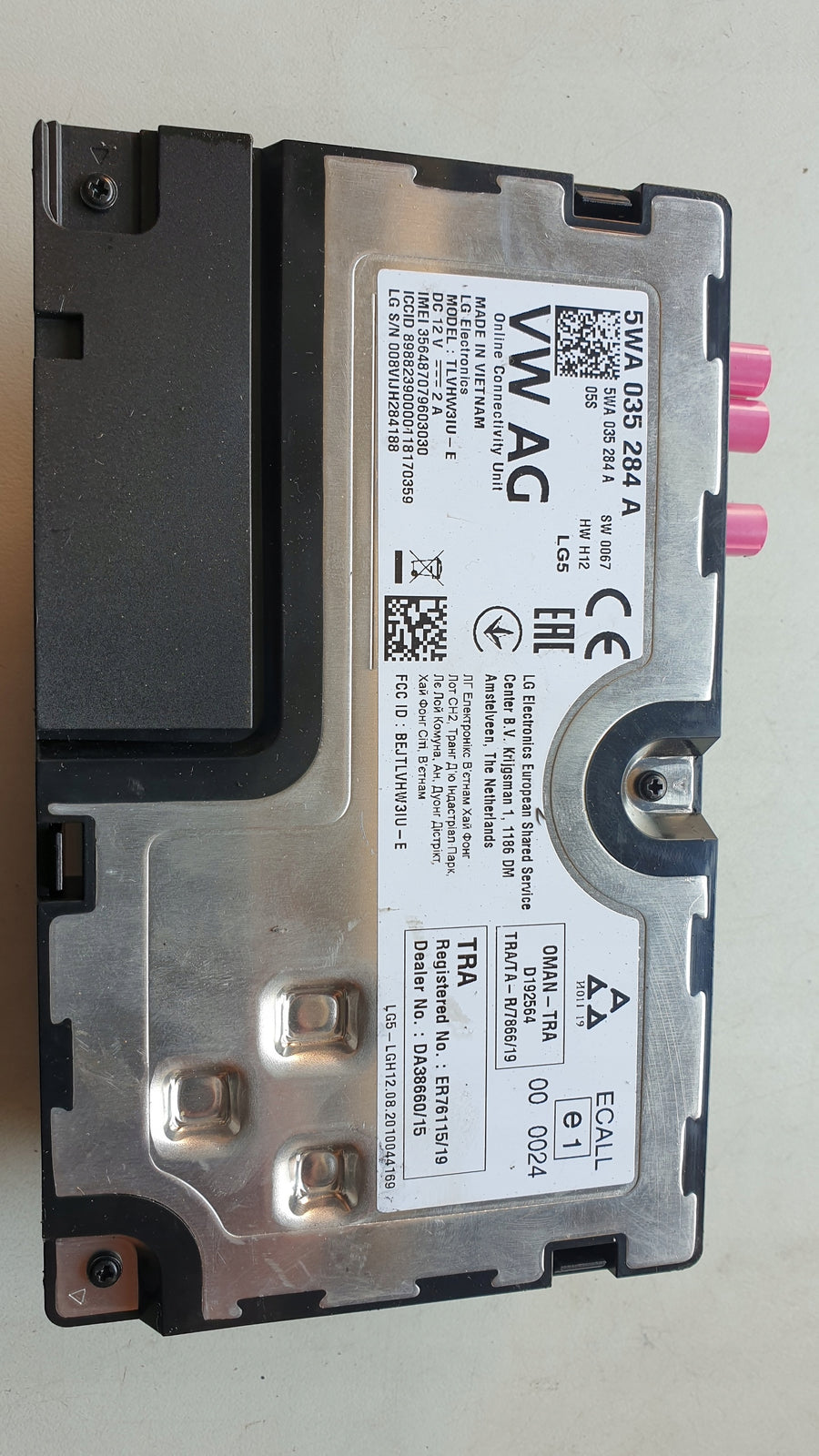 Sterownik usług online VW AUDI SKODA 5WA035284A