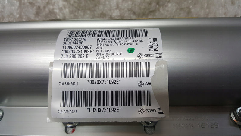 AirBag poduszka pasażera VW TOUAREG 7L0880202E