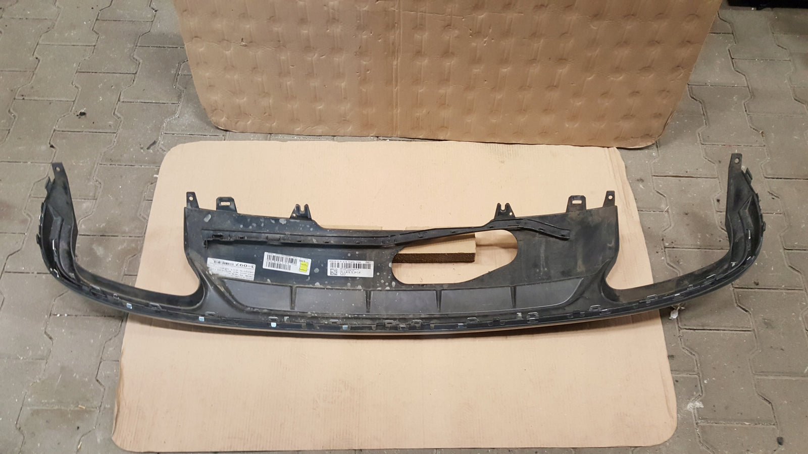 SPOILER ZDERZAKA TYŁ 8W0807521S AUDI A4 B9 S-LINE