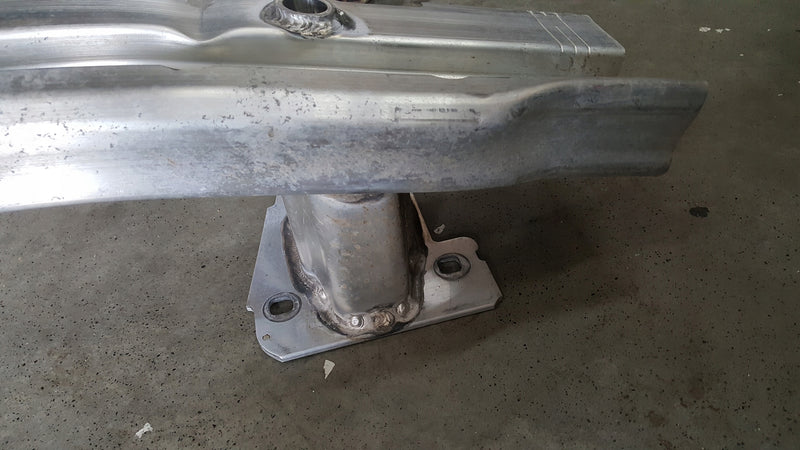 Belka wzmocnienie zderzaka tylnego VW TOUAREG 760807305 demontaż