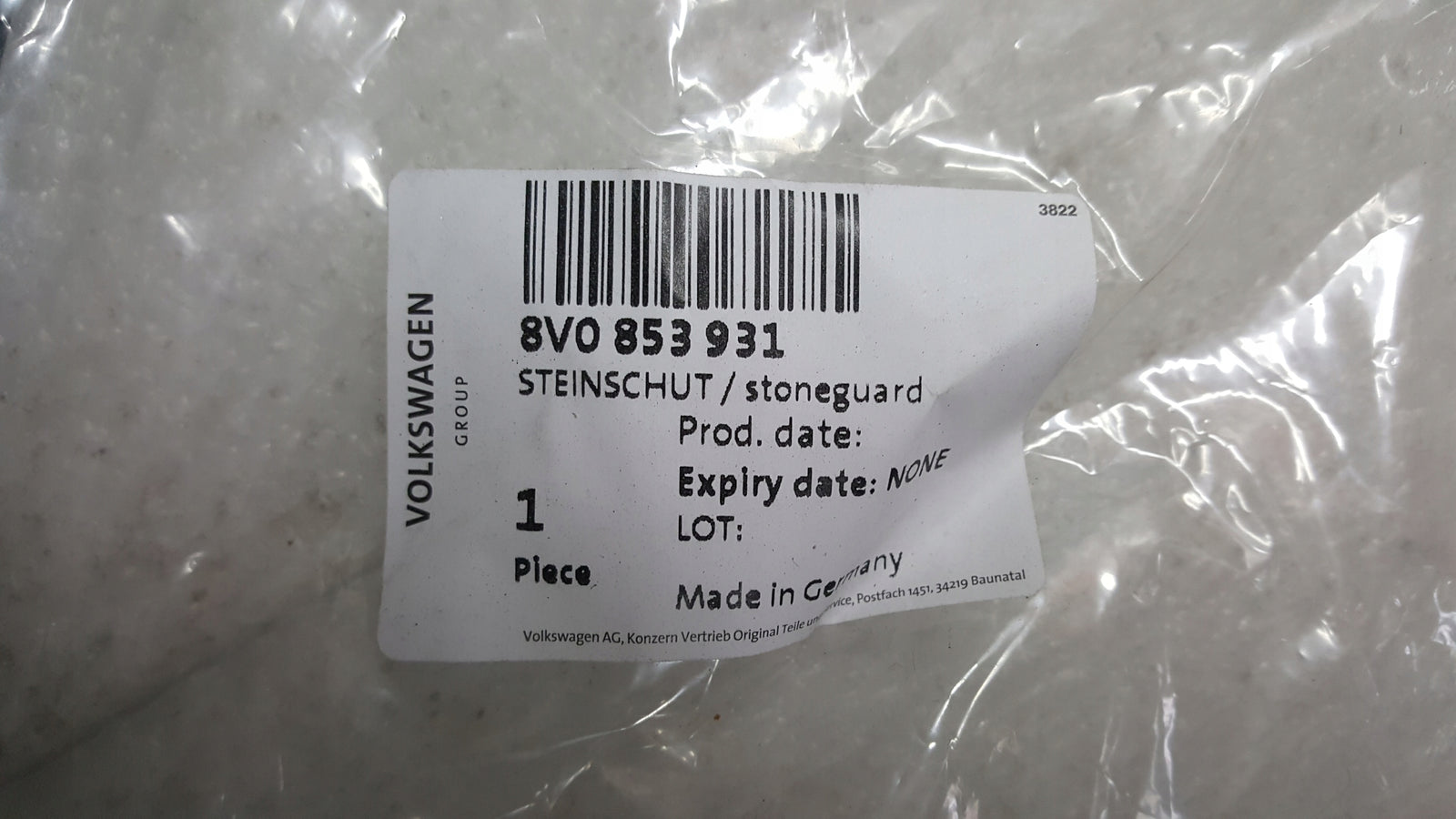Audi A3 8V Nowa osłona lewa przednia przód lewy 8V0853931