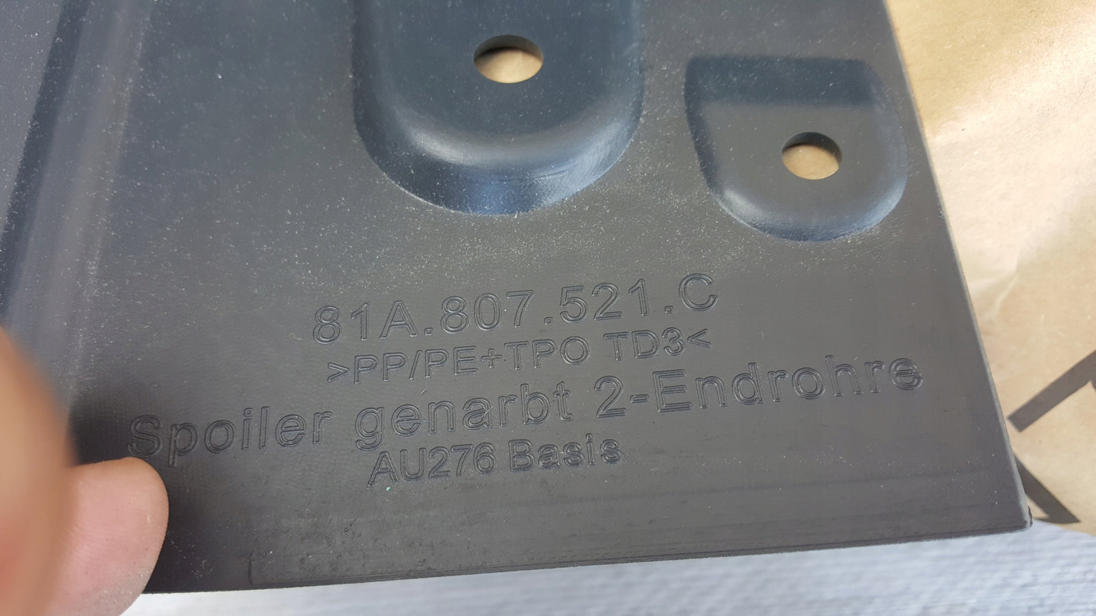 Dokładka zderzaka tył AUDI Q2 81A807521C NOWA