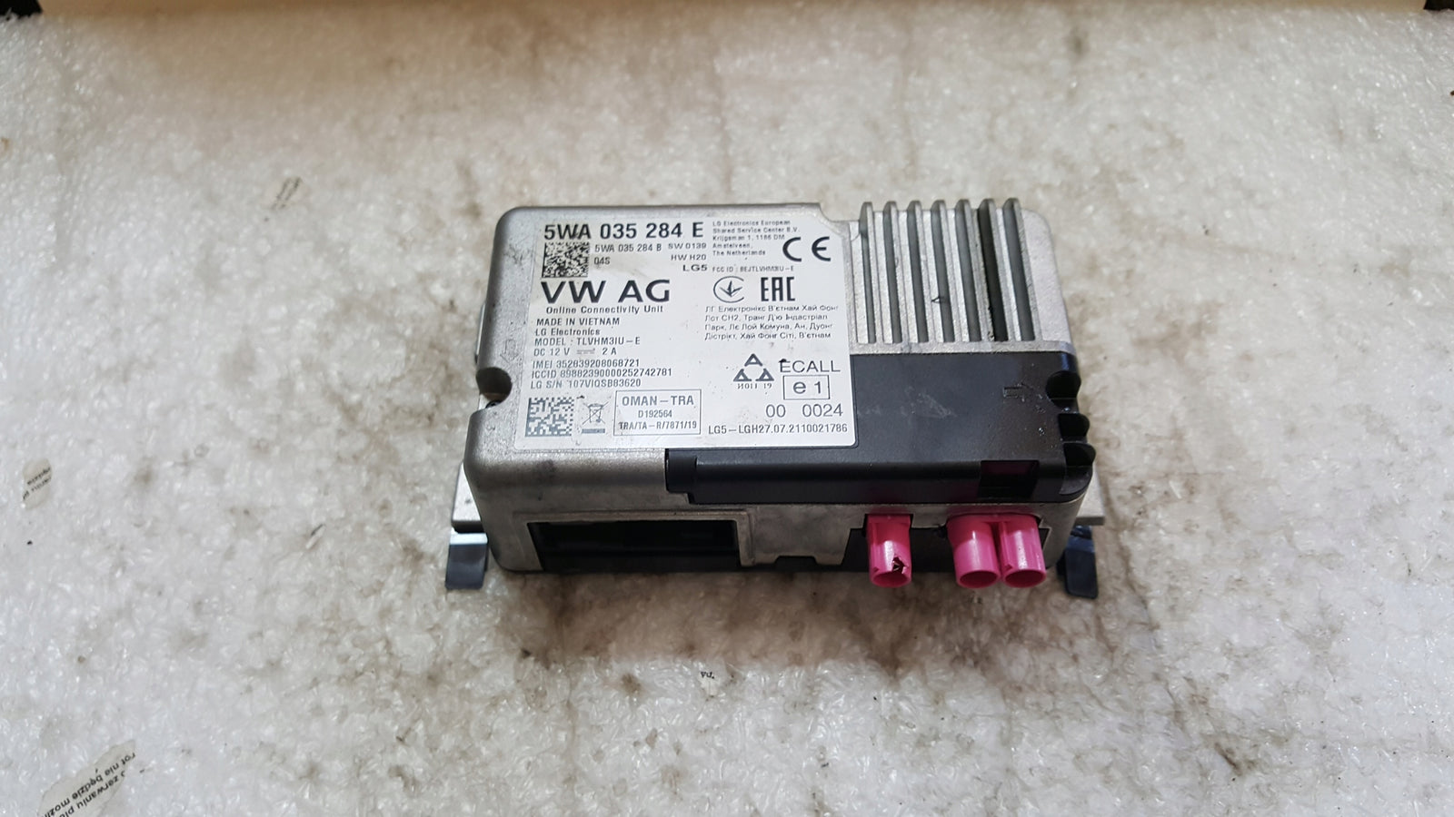 Moduł usług ON LINE VW AUDI SEAT SKODA 5WA035284E