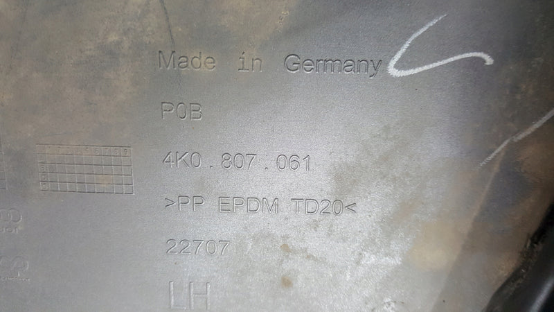 Nakładka listwa lewa zderzak przód AUDI A6 C8 4K0 ALLROAD 18- 4K0807061
