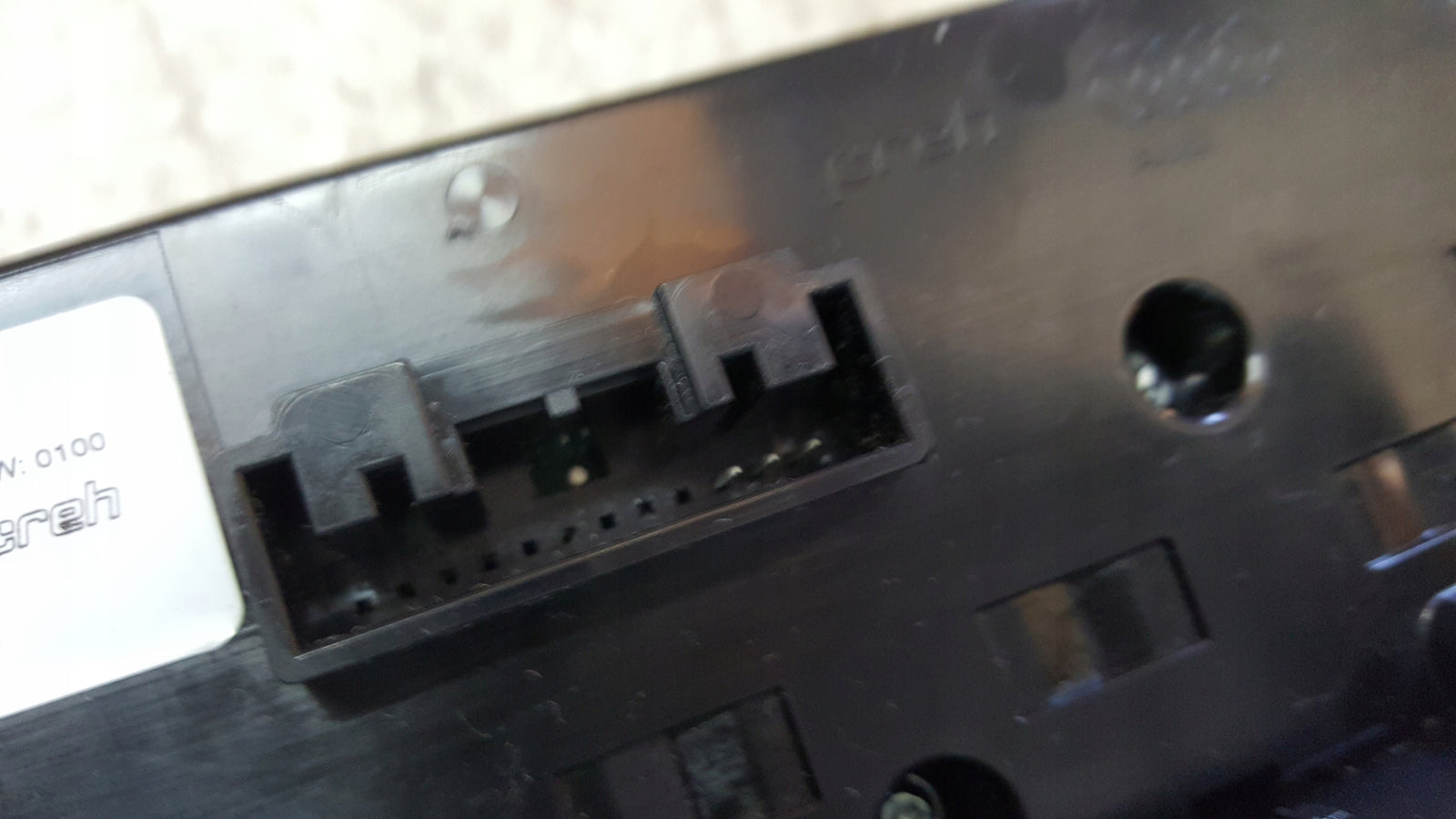 Panel klimatyzacji AUDI Q4 89A820043A demontaż