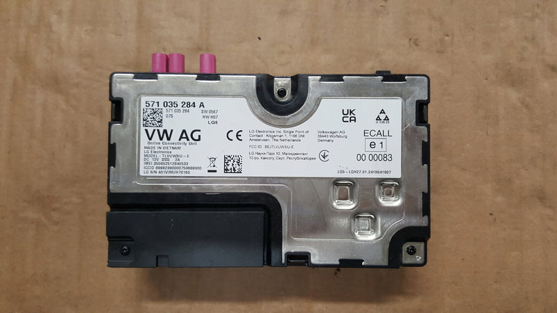 VW GOLF 8 VIII A3 8Y OCTAVIA 4 IV MODUŁ STEROWNIK USŁUG ONLINE 571035284A