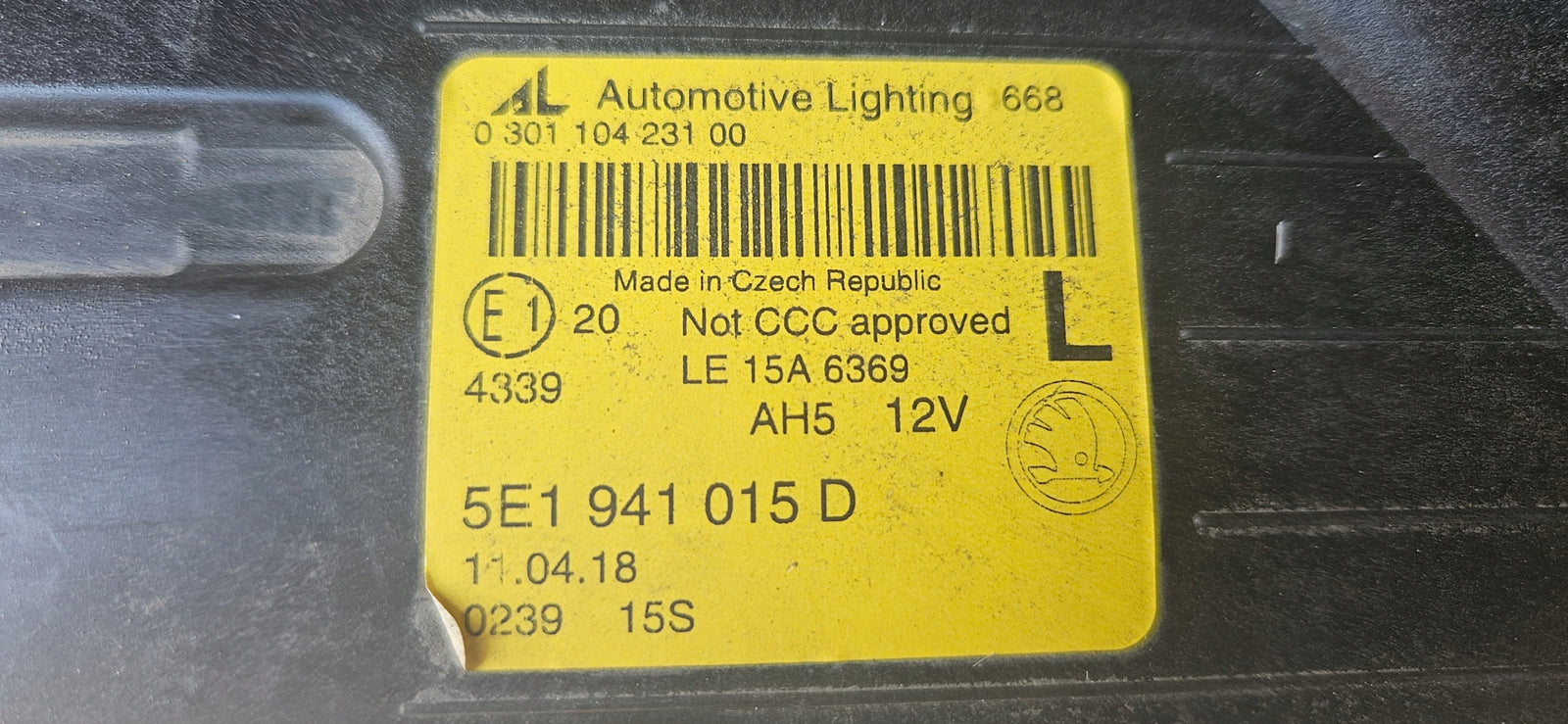 Le kompletny ful led Skoda Octavia 3 LIFT 5E1941015D 2018r