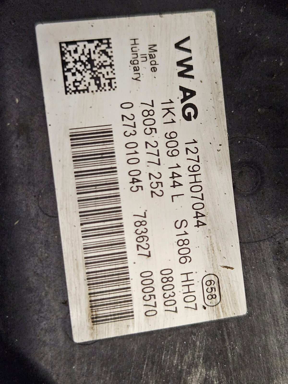 układ kierowniczy oryginał Vw Audi 1K1423055CG 1K1909144L IDEAŁ