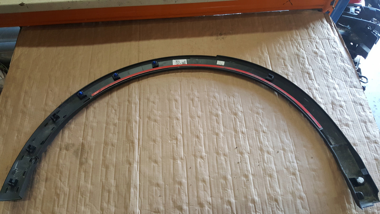 AUDI Q4 89A LISTWA NA BŁOTNIK LEWY TYŁ 89A853817D