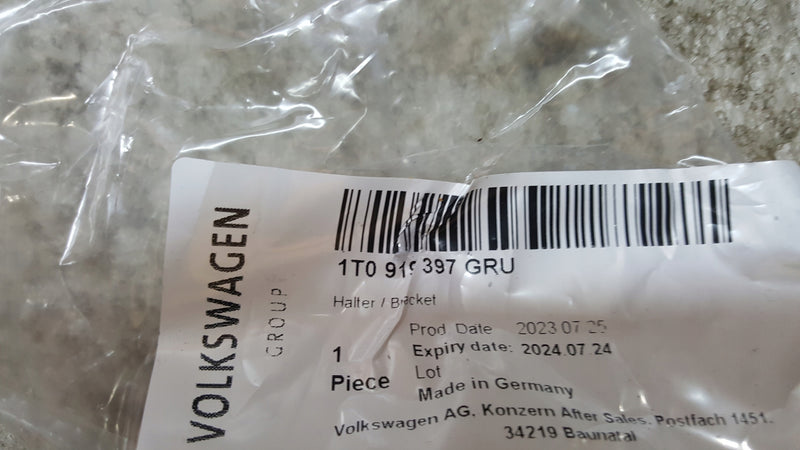 VW TOURAN I KOSZYK MOCOWANIE CZUJNIKA PARKOWANIA ZDERZAKA PDC 1T0919397
