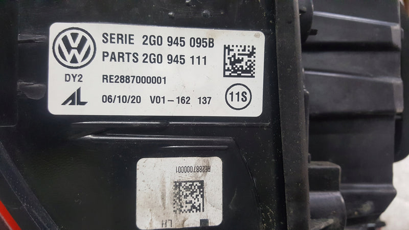 Lampa tylna lewa LED VW POLO 6 2G0945095B demontaż