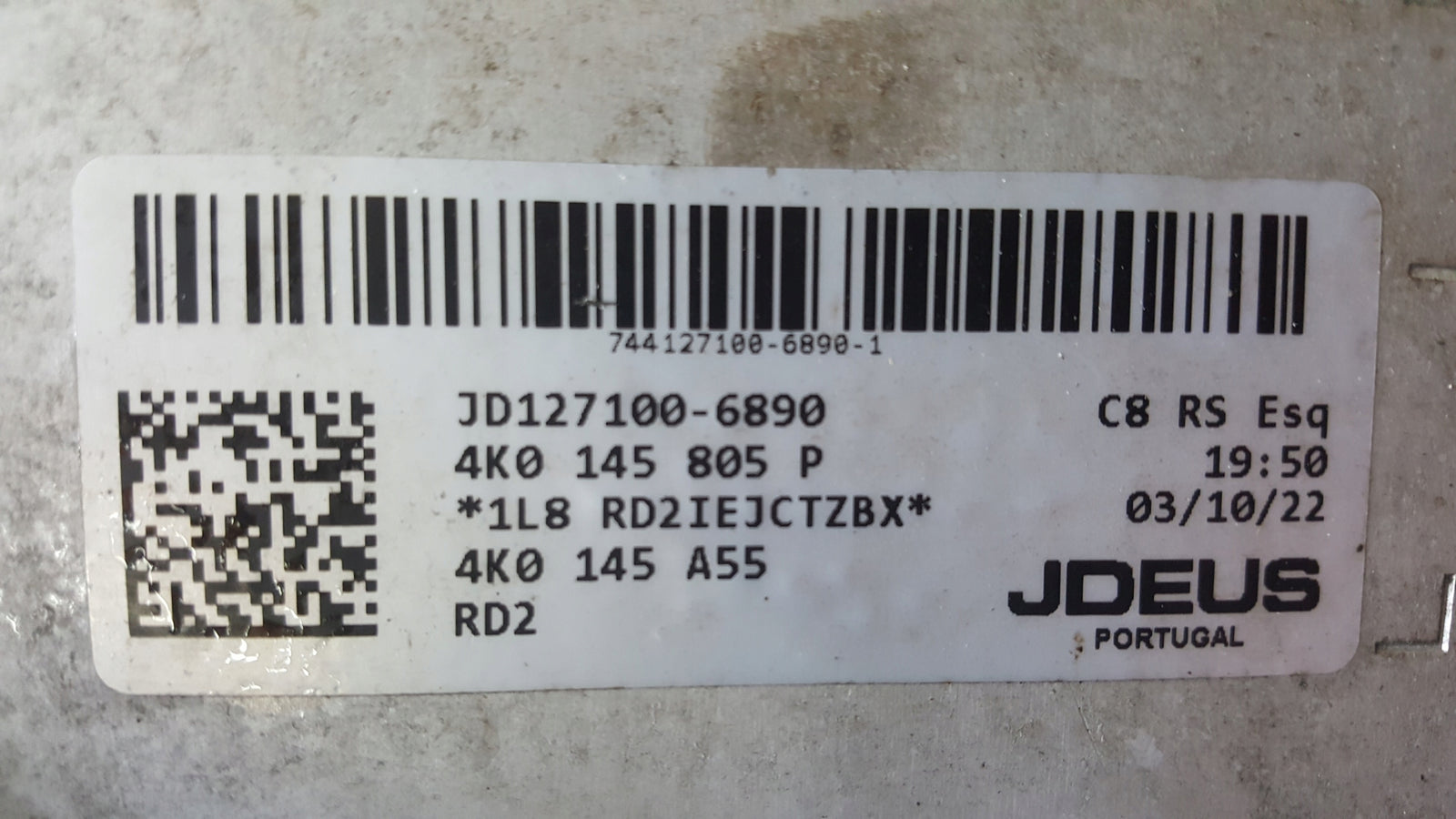 Chłodnica intercooler AUDI RS6 RS7 4K0145805P demontaż