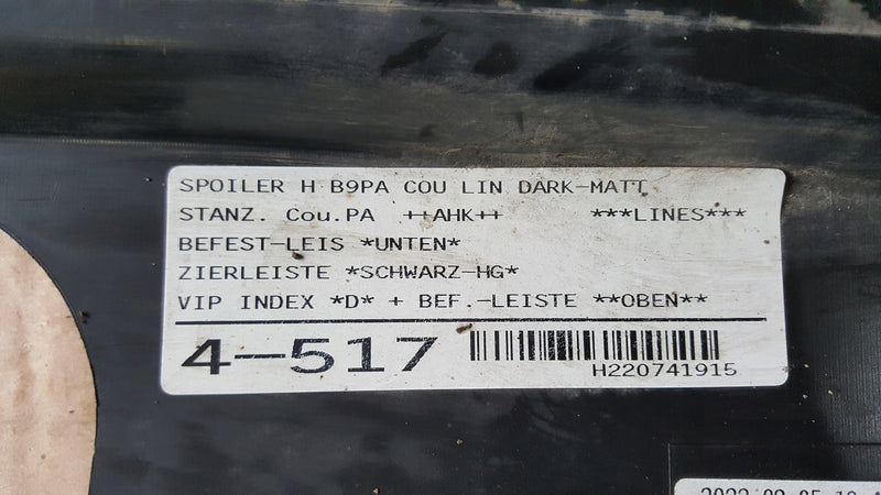 AUDI A5 8W6 LIFT S-LINE DYFUZOR SPOILER ZDERZAKA TYŁ 8W6807521AH