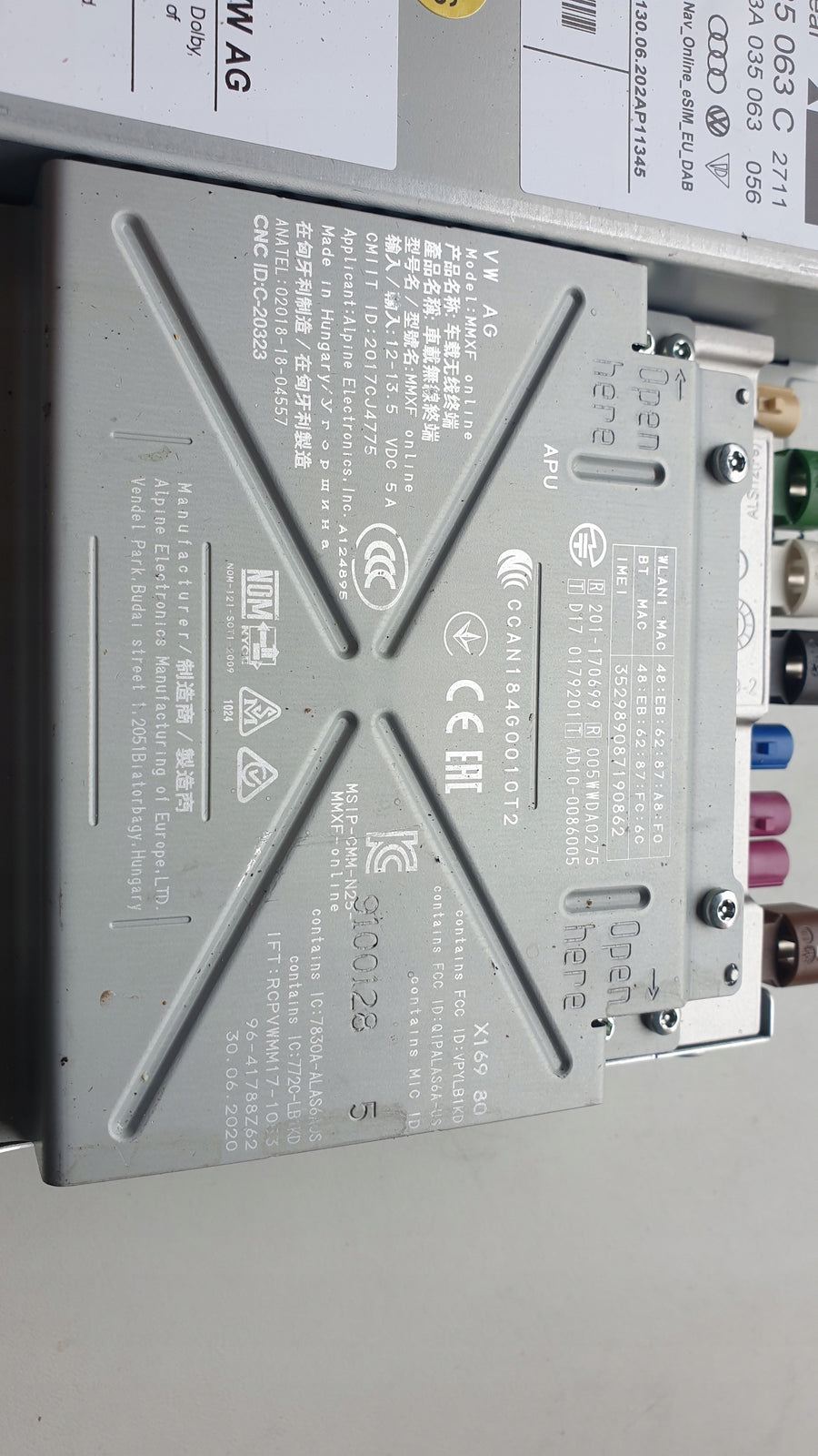 Czytnik MULTIMEDIA Virtual MMI AUDI Q3 83A035063C