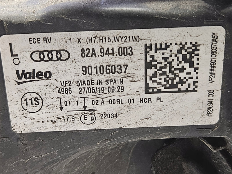 Le reflektor AUDI A1 82A941003 IDEAŁ 2019r