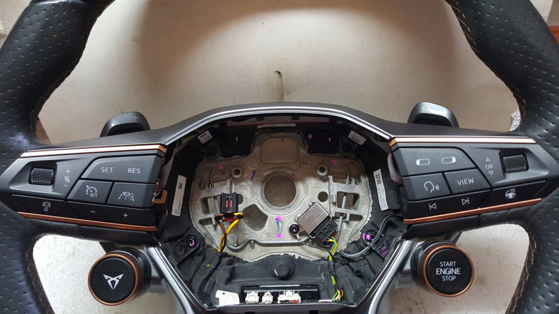 Kierownica multifunkcja łopatki CUPRA FORMENTOR LEON 5FA419091FK demontaż