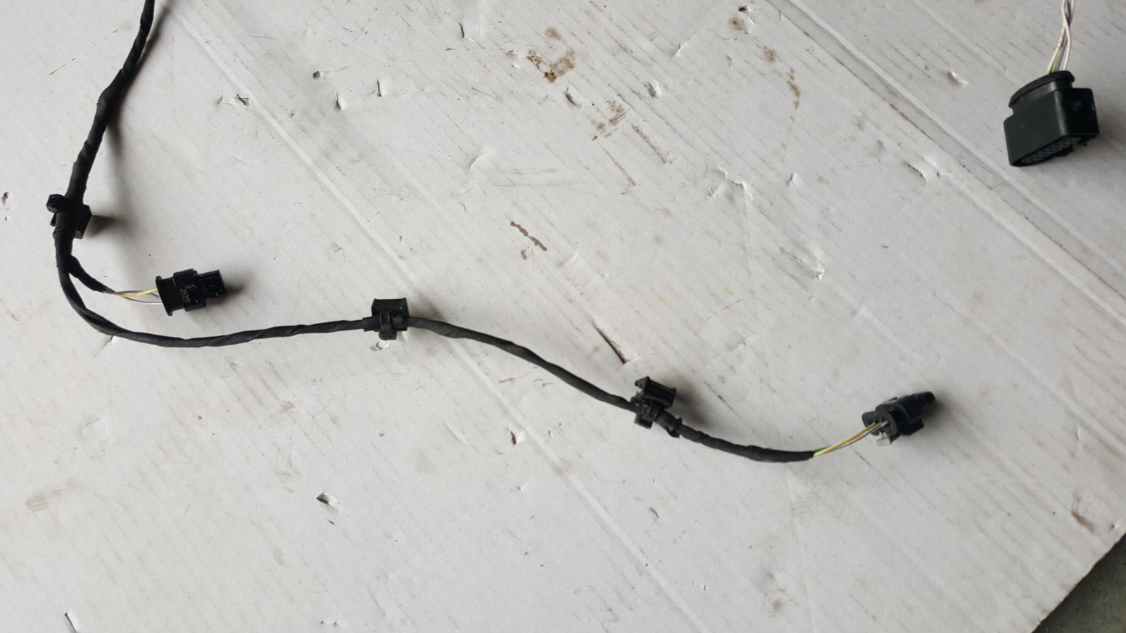 Wiązka PDC tył SKODA KAROQ 57A971104 demontaż