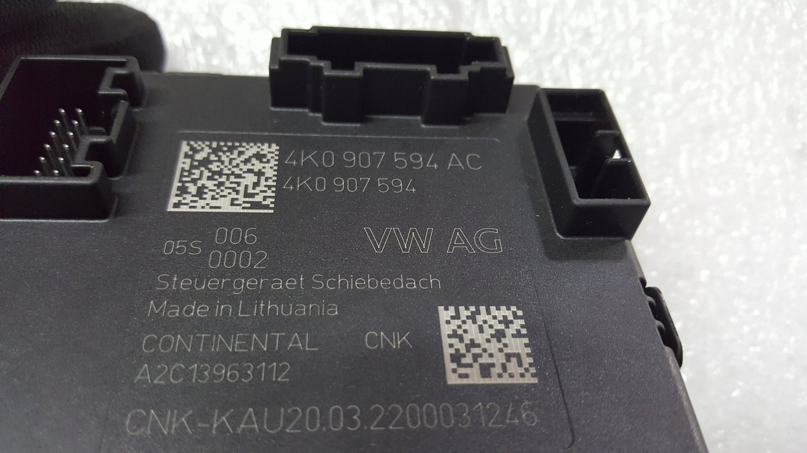 Sterownik szyberdachu VW AUDI SKODA 4K0907594AC