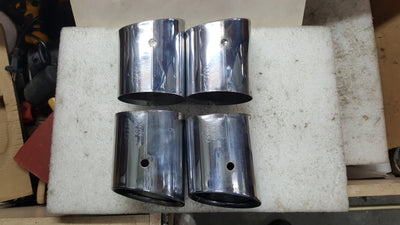 Audi S3 A3 8Y KOŃCÓWKI RURY WYDECHOWEJ KOMPLET 8S0253825A 8S0253826A