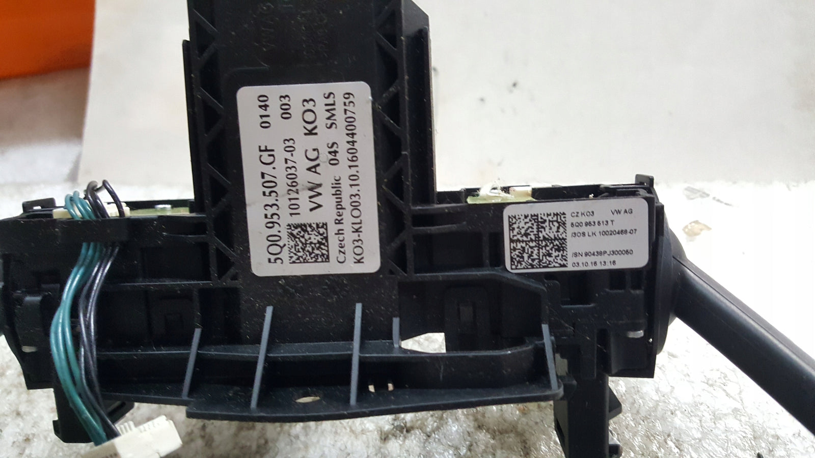 SKODA OCTAVIA III MANETKI PRZEŁĄCZNIKI 5Q0953507GF 5Q0953513T