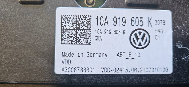 Wyświetlacz led ekran VW ID.3 10A919605K