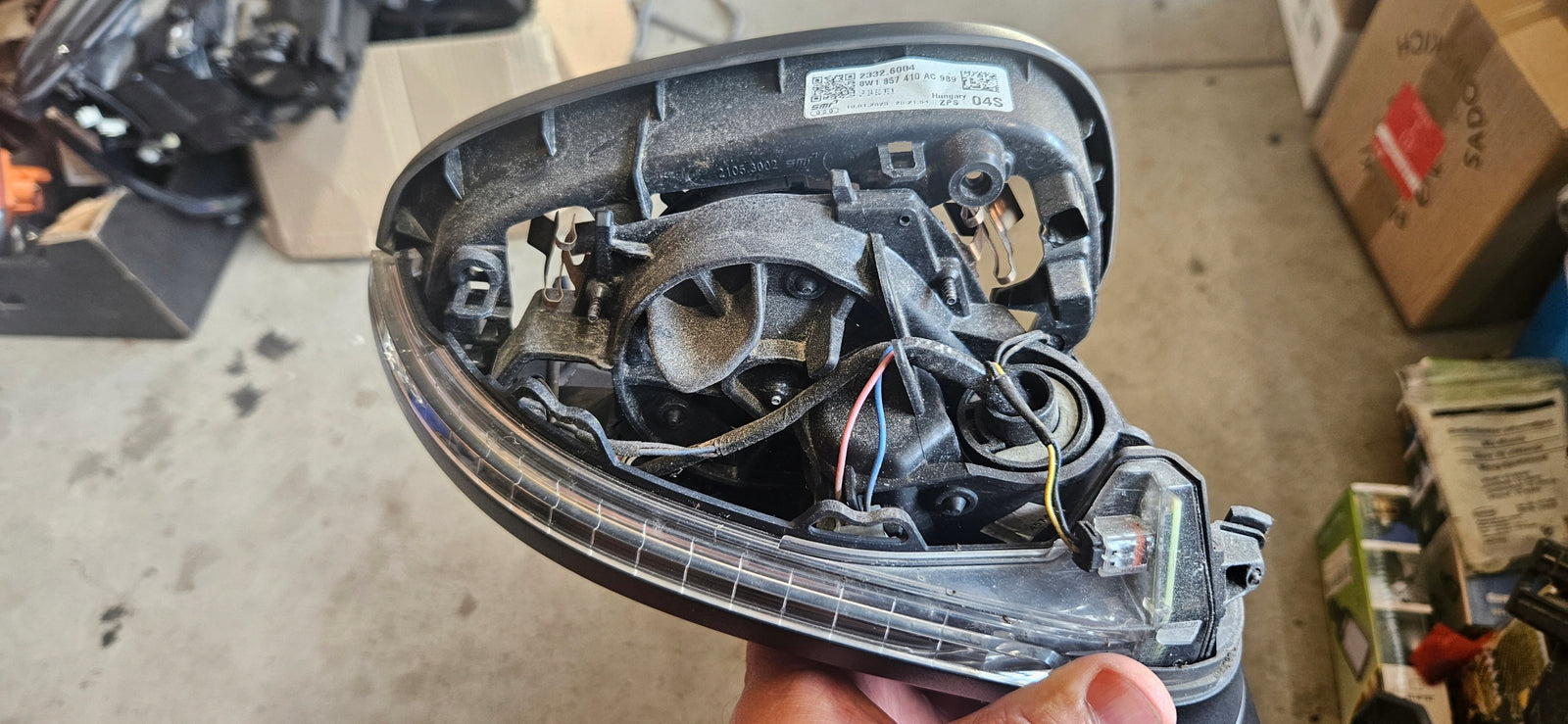 Pr Lusterko zewn AUDI A5 8W1857410AC 14 pin IDEAŁ