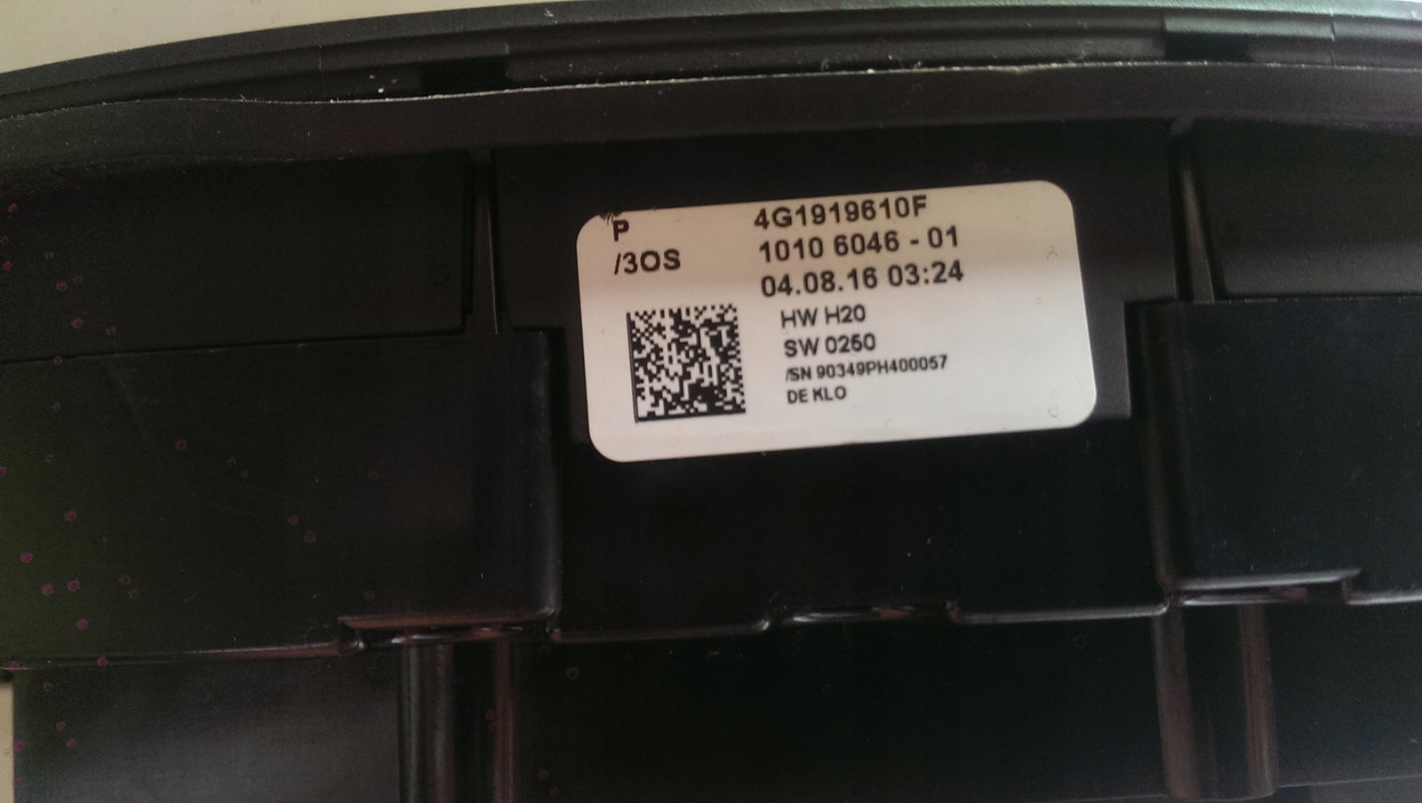 Kontroler panel MMI AUDI A6 A7 RS6 RS7 4G1919610F